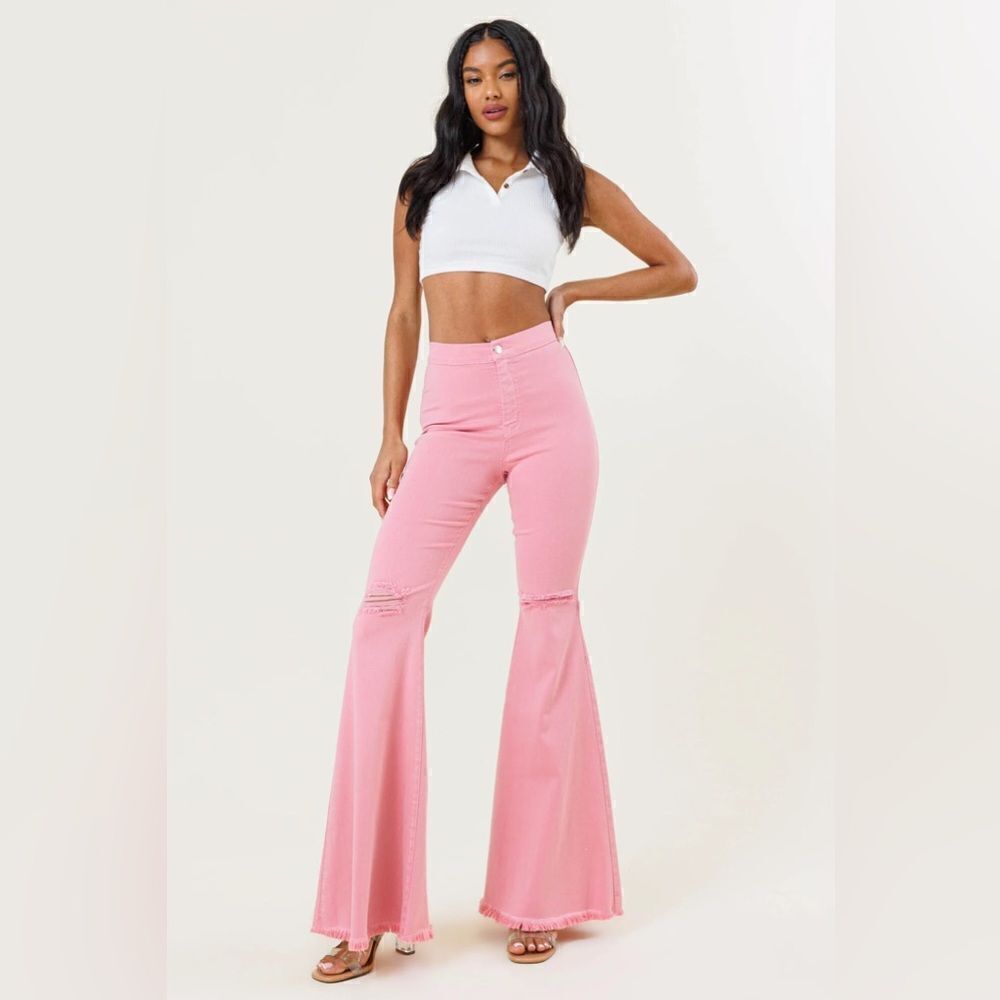 Vibrant M.i.U Bella Flare Jeans